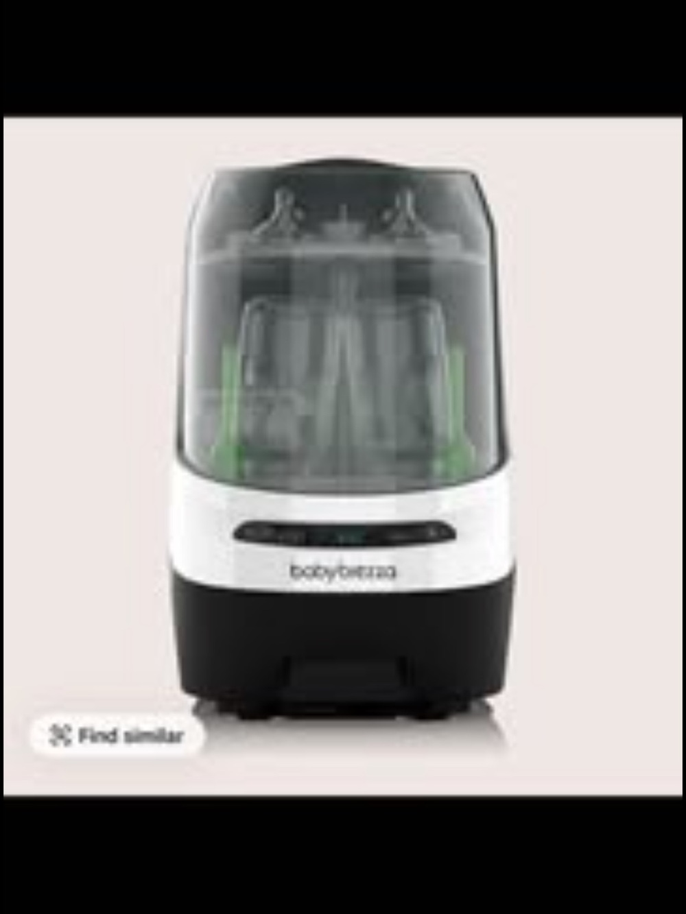 babybrezza Bottle Sterilizer & Dryer - White and Black - Picture 4 of 4